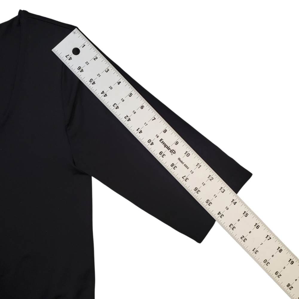 French Laundry Classic Solid Black Fitted Top Siz… - image 5